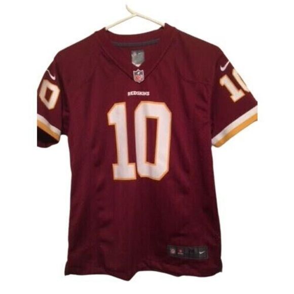 WASHINGTON REDSKINS ROBERT GRIFFIN III SIZE YOUTH MEDIUM NIKE ON FIELD JERSEY - Picture 3 of 6